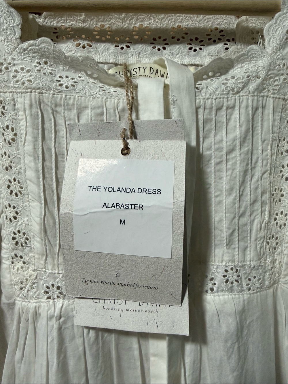 The Yolanda Dress | Alabaster - Picture 6 of 7